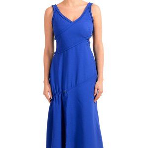 Hugo Boss Women's "FD_Demania_C" Blue Midi Dress